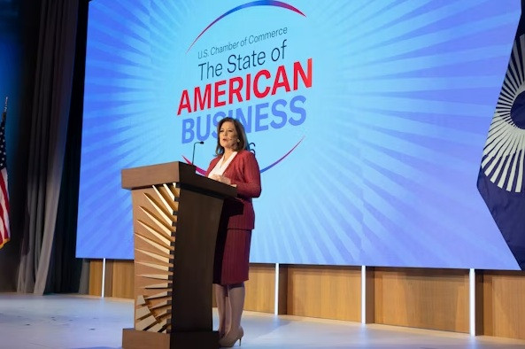 Amerikas Tirdzniecības kameras pasākums "The State of American Business"