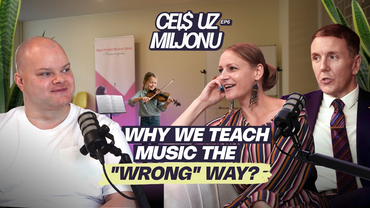 Raidījuma "Ceļš uz Miljonu" 6. epizodes kadrs ar Lindu Boidu un Profesoru Polu Boidu MBE, ar nosaukumu "Kāpēc mēs mūziku mācām 'nepareizi'?"