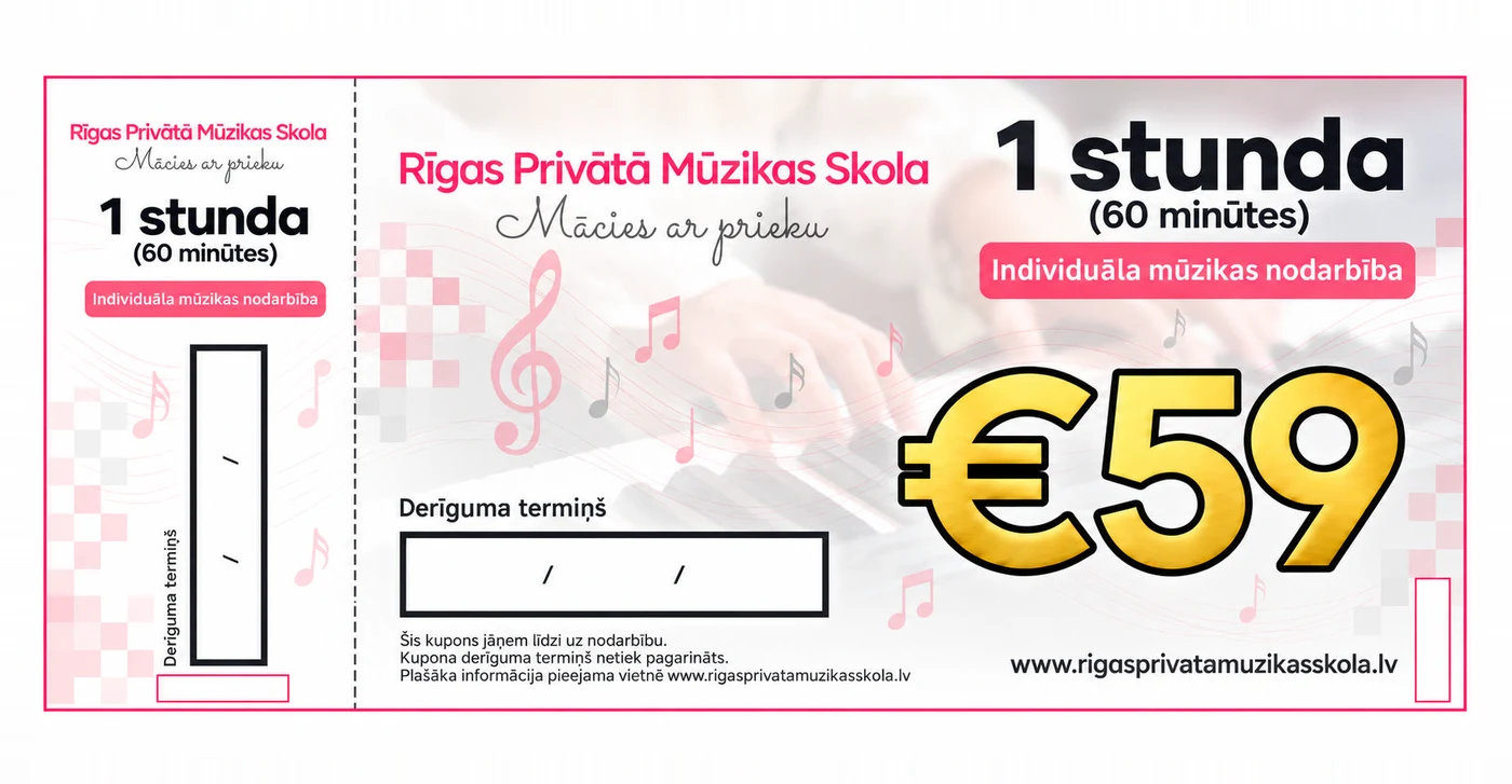 60 minūšu nodarbība voucher